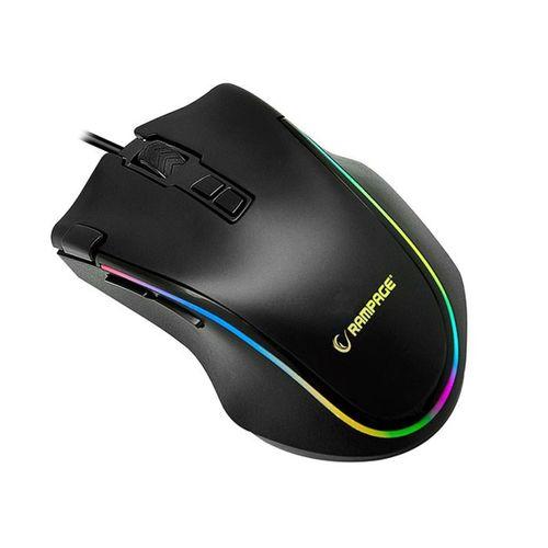 Rampage SMX-G72 GREEDY 8 Tuşlu Double Click Real RGB Ledli Makrolu 4800dpi Gaming Oyuncu Mouse