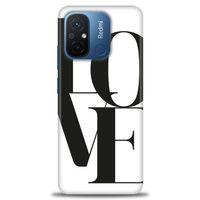Xiaomi Redmi 12C Kılıf HD Baskılı Kılıf - Love + Tam Ekran Koruyucu