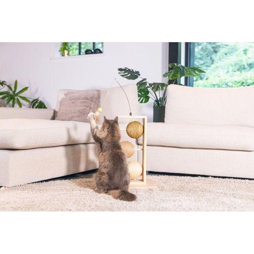 Beeztees DBL Kedi Tırmalama ve Oyuncağı, 34,5x29,5x50cm