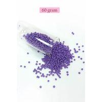 Dökme Cam Kum Boncuk (11/0) 2 mm - 60 Gram -  Eflatun - BNC055