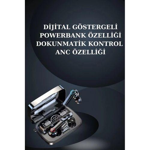 Dijital Göstergeli Powerbank Bluetooth Kulaklık Ve Yeni Nesil Amoled Ekran Akıllı Saat