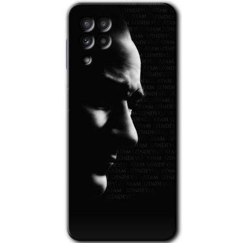 Galaxy M32 Kılıf HD Desen Baskılı Arka Kapak - Atam İzindeyiz + Kırılmaz Cam