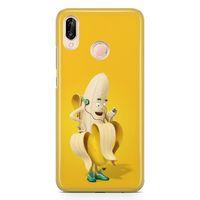 Huawei Nova 3e Kılıf Soyuldum! Arka Kapak Koruma Desenli Full Koruyucu