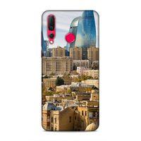 Huawei P Smart Z Uyumlu Kılıf Azarbaijan (31) TPU Kılıf Bakü Kuleler