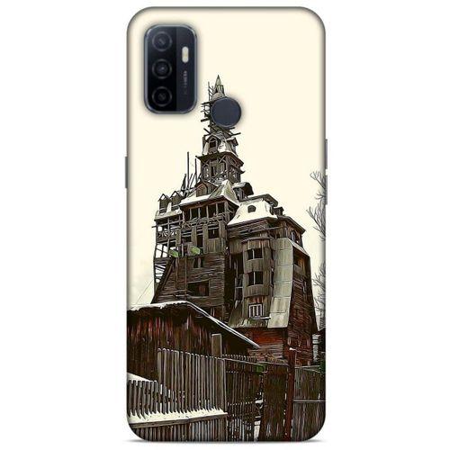Huawei P40 Kılıf Dünya Mimarisi (40) Fit Silikon Kılıf Wooden Gagster House