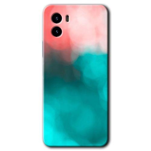 Vivo Y15s HD Baskılı Kılıf + 9D Tam Ekran Koruyucu - Flu Işık