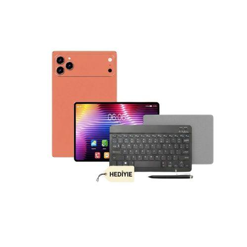 Android Tablet Klavyeli Set Stylus Kalem Kılıf Cam Dahil