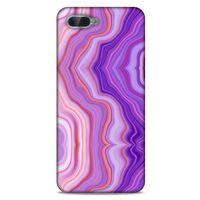 Mermer Desenli (46) Tema Core Armor Kılıf Lavanta Oppo Rx17 Neo Kılıf