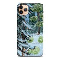 Apple Iphone 11 Pro Kılıf Snowix (43) Thin Fit Kılıf Beyaz Yeşil