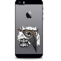 Zoologix (4) Apple iPhone SE Şeffaf Kılıf Silikon Desenli