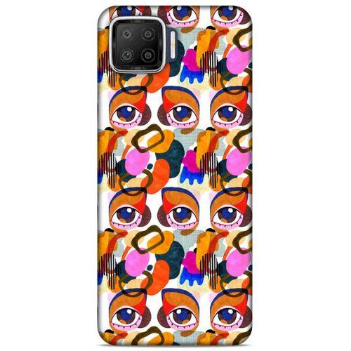 Lopard Oppo A73 Uyumlu Kılıf Sürreal Yüzler ♀ (5) Koruma Kabı Baskılı