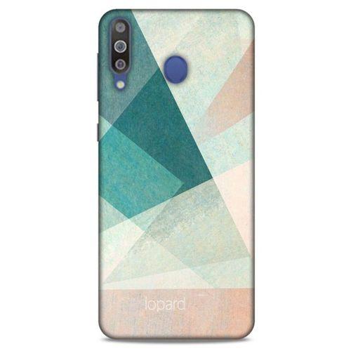 Samsung Galaxy M30 Kılıf Pastel Renkler (24) Darbe Emici Kılıf Yeşil Beyaz