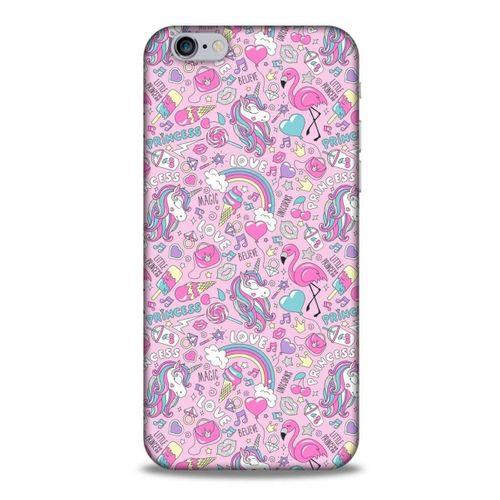Animax Unicorn Prenses Apple Iphone 6S Kılıf Desenli Silikon