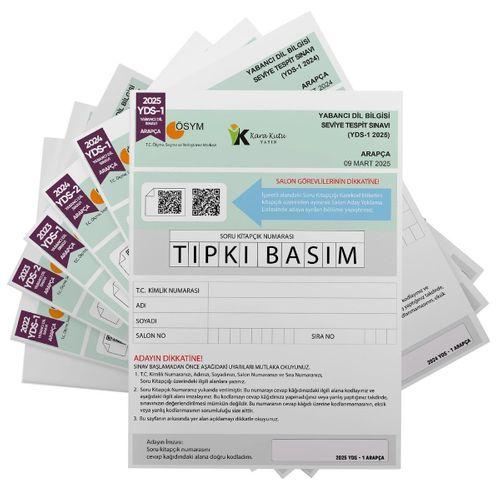 2026 YDS Arapça ÖSYM Tıpkı Basım Çıkmış Soru Deneme Paketi 6lı Fasikül SETİ