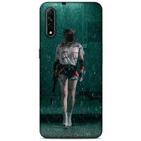 Oppo A31 Uyumlu Kılıf Harley Quinn (12) Koruyucu Silikon Yeşil Yağmur
