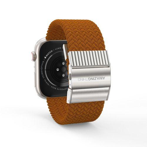 Apple Watch 7 45mm Amazingthing Titan Weave Örgü Sport Kordon