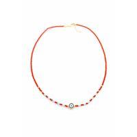 Boncuk Göz Kolye - Kırmızı