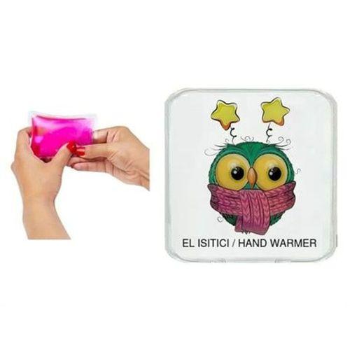 Atkılı Baykuş Cep Sobası,El Isıtıcı,Sıcak Su Torbası Pvc  10X9,5Cm