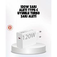 120w Güçlü Hızlı Şarj Adaptörü Ve Type-c Kablo Seti – Güvenli Şarj Teknolojisi