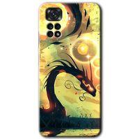 Redmi Note 11s 5G Global Kılıf HD Desen Baskılı Arka Kapak - Digital Dragon