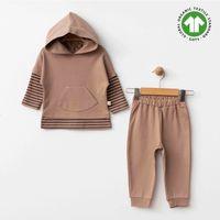 Eslenza Eslenza Baby Organik 2'li Takım 0051 Kahve
