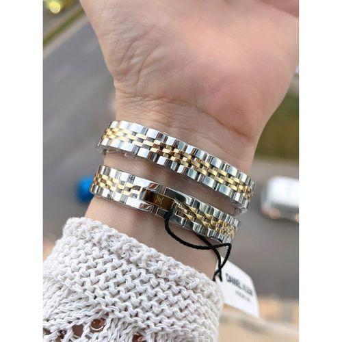 Daniel Klein Dolamalı Çelik Kordonlu 2 Yıl Garantili 3 Atm Suya Dayanıklı Kadın Kol Saati+Bileklik 3