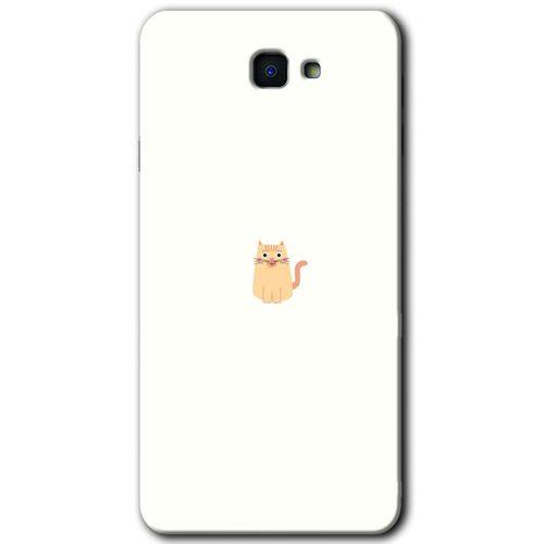 Galaxy J7 Prime 2 Kılıf HD Desen Baskılı Arka Kapak - Cat Minimalism