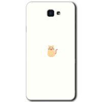 Galaxy J7 Prime 2 Kılıf HD Desen Baskılı Arka Kapak - Cat Minimalism