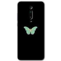 MRCİLETİSİM Xiaomi Mi 9T Kılıf Kapak - Butterfly Tree +Hayalet Ekran Yandan Gözükmez