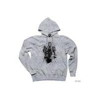 Vikings Lagertha Gri Kapşonlu Sweatshirt Hoodie