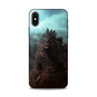 Apple iPhone XS Uyumlu Kılıf BMovie (26) Tpu Silikon Kılıf Godzilla