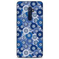 Oppo Reno 2 Uyumlu Kılıf Mavi Delisi (37) Silicone Cover Daireler