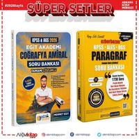 Eğit Akademi 2026 KPSS MEB AGS Coğrafya Amiral ve Pegem Ezberbozan Paragraf Soru Bankası Seti 2 Kitap