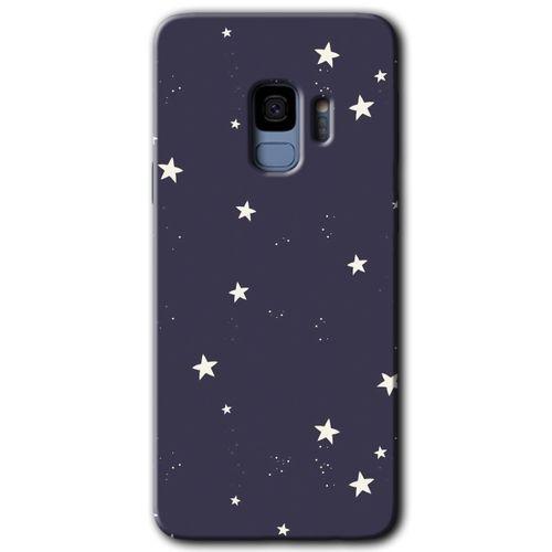 Galaxy S9 Kılıf HD Desen Baskılı Arka Kapak - Gökyüzü Yıldız