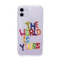 iPhone 11 The World Is Yours Premium Şeffaf Silikon Kılıf