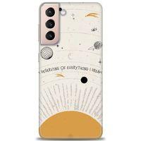 Samsung Galaxy S21 FE Kılıf HD Baskılı Kılıf - Evren + Tam Ekran Koruyucu