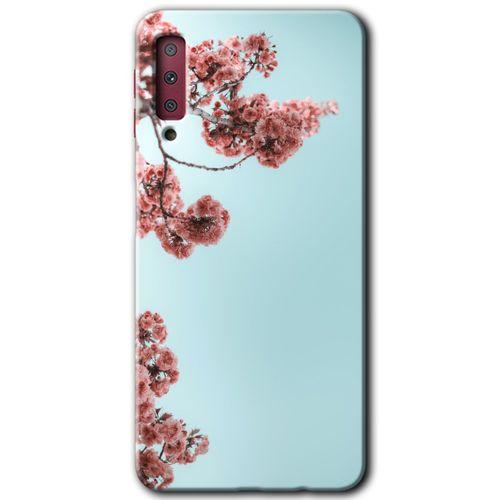 Samsung Galaxy A7 2018 Kılıf HD Desen Baskılı Arka Kapak - Japon Çiçeği