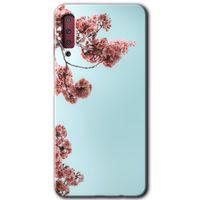 Samsung Galaxy A7 2018 Kılıf HD Desen Baskılı Arka Kapak - Japon Çiçeği