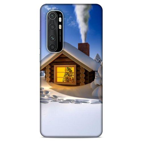 Xiaomi Mi Note 10 Lite Kılıf Snowix (18) Telefon Kılıfları Sarı Beyaz
