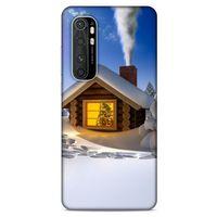 Xiaomi Mi Note 10 Lite Kılıf Snowix (18) Telefon Kılıfları Sarı Beyaz