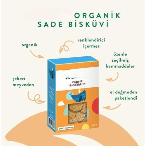 Organik Sade Bisküvi 50gr
