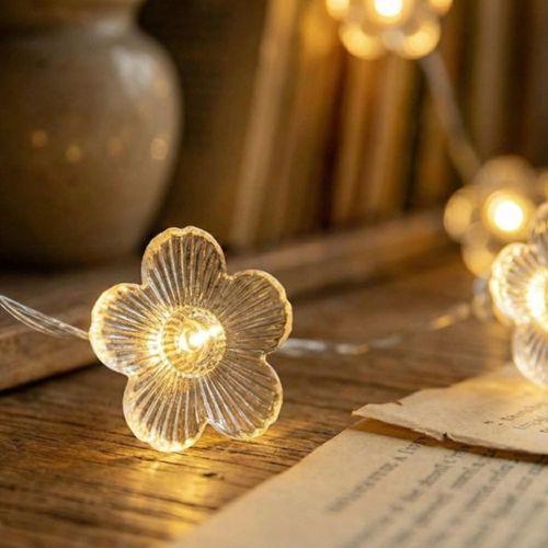 Çiçek Tasarımlı 20 Led Usb Aydınlatma