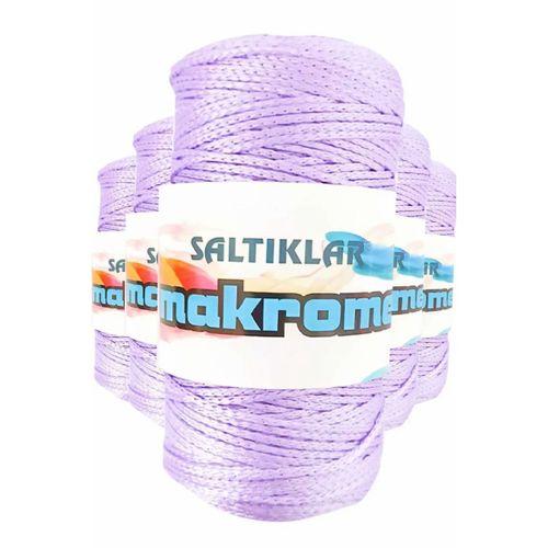 5 Adet Polyester Makrome İpi 3200 Lila 100 gr