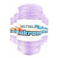 5 Adet Polyester Makrome İpi 3200 Lila 100 gr