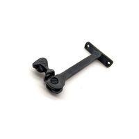 Antika Tarz Dekoratif Pirinç Kafalı Panjur Stoperi - 105x55 Mm, Oksit