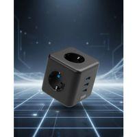 Elektronik Cihazlar İçin Akım Korumalı 3 Prizli Usb’li Küp Priz