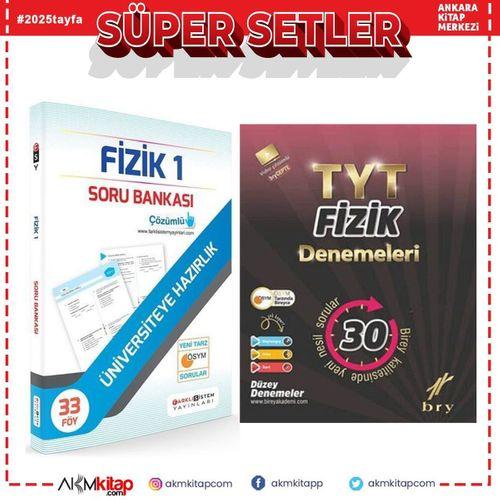 Farklı Sistem TYT Fizik Soru Bankası ve Birey Deneme Seti 2 Kitap