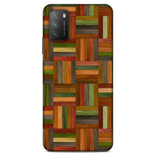 Lopard Xiaomi Poco M3 Uyumlu Kılıf Wood'X (21) Koruyucu Kapak Baskılı