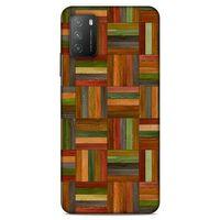 Lopard Xiaomi Poco M3 Uyumlu Kılıf Wood'X (21) Koruyucu Kapak Baskılı