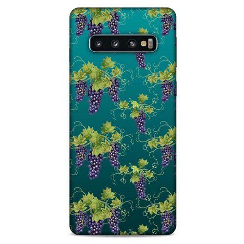 Frutix Üzüm 01 Samsung Galaxy S10 Kılıf Desenli Silikon